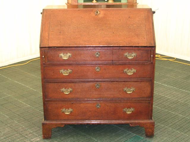 A Late 18th Century oak bureau