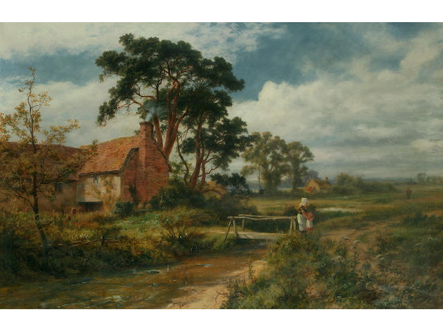 Robert Gallon (1845-1925) "Father's Return, near Binfield",