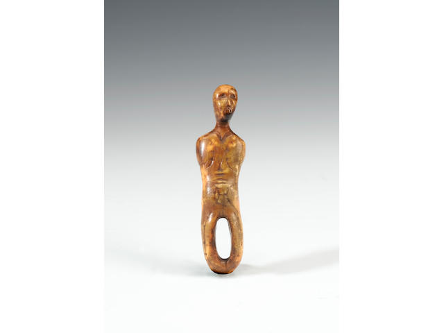 An Alaskan eskimo ivory figure