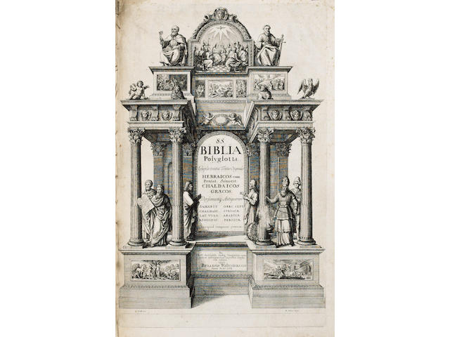 BIBLE, POLYGLOT Biblia Sacra polyglotta, 6 vol.
