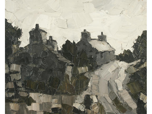 Sir Kyffin Williams (b. 1918) "Road to Maltraeth"