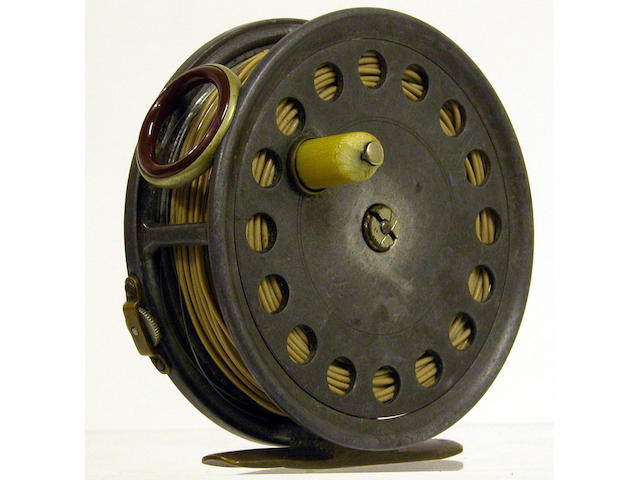 A Hardy the &#8216;St. George&#8217; early model, alloy fly reel 3&#190;in
