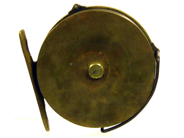 A Hardy all brass 1891 first model Perfect salmon fly reel 4&#189;in