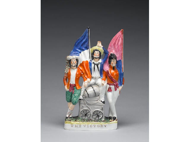 A titled group of 'The Victory', circa 1856