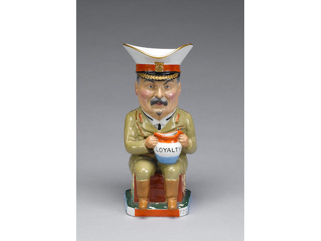 A Wilkinson 'General Botha' Toby jug, modelled by Carruthers Gould, circa 1918