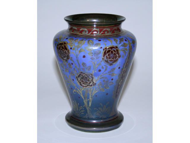 Royal Lancastrian lustre vase by Richard Joyce, dated 1926