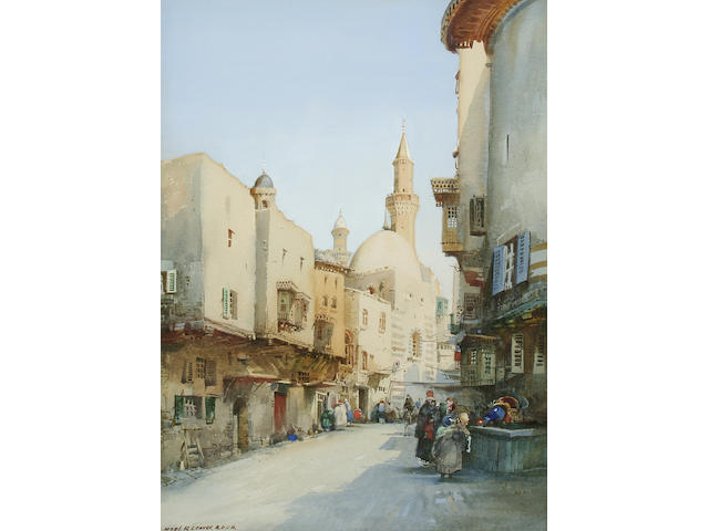 Noel Harry Leaver (1889-1951)  A North African town,