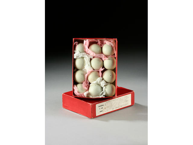 A red B.F. Goodrich cardboard box in near fine condition