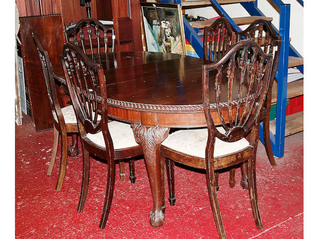 An early 20th Century mahogany sideboard