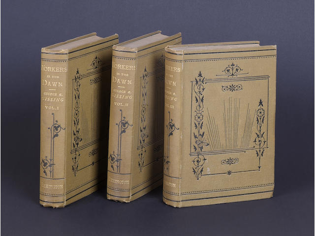 GISSING (GEORGE) Workers in the Dawn, 3 vol.