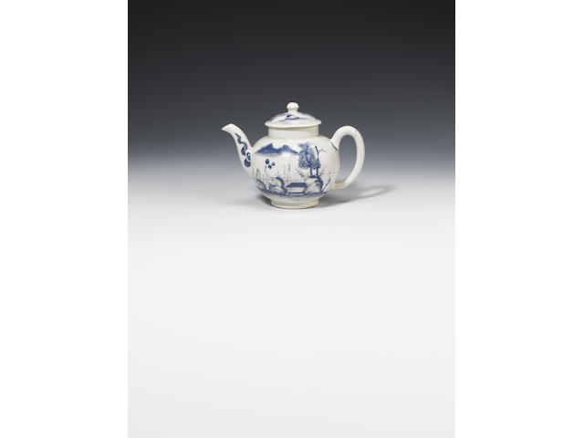 An important teapot and cover circa 1750-52