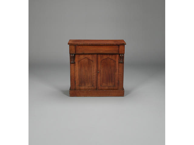 An early Victorian mahogany chiffonier,
