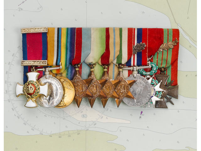 A Second World War Anzio DSO group of eleven to awarded to Captain E.C.L. Turner, Royal Navy,