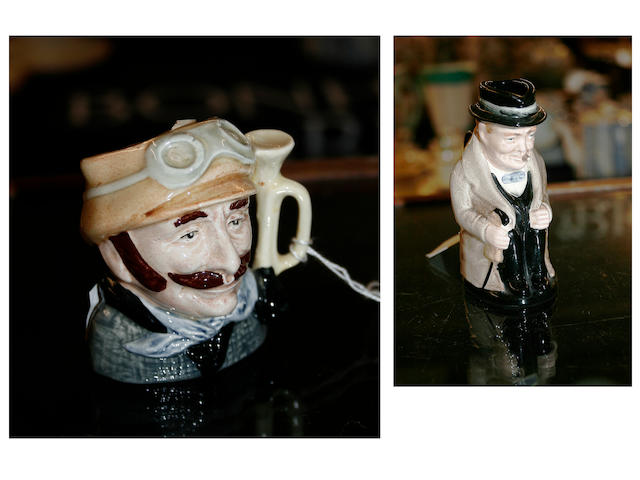 A Royal Doulton mini character jug