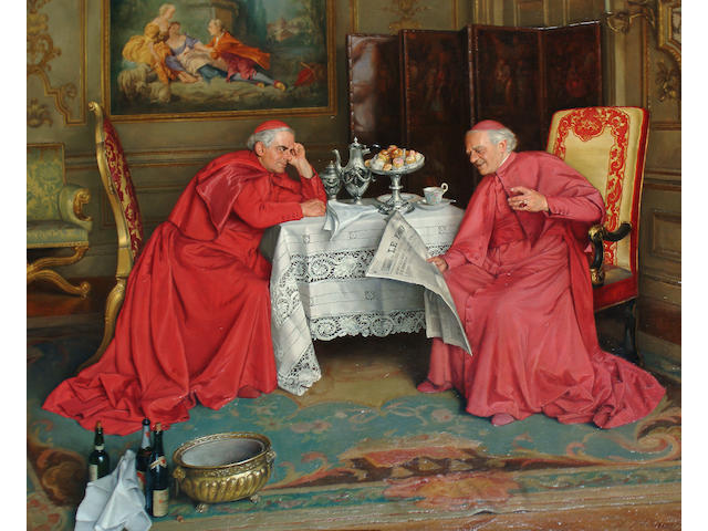 R. Klausner (late 19th/early 20th Century) Discussing the news