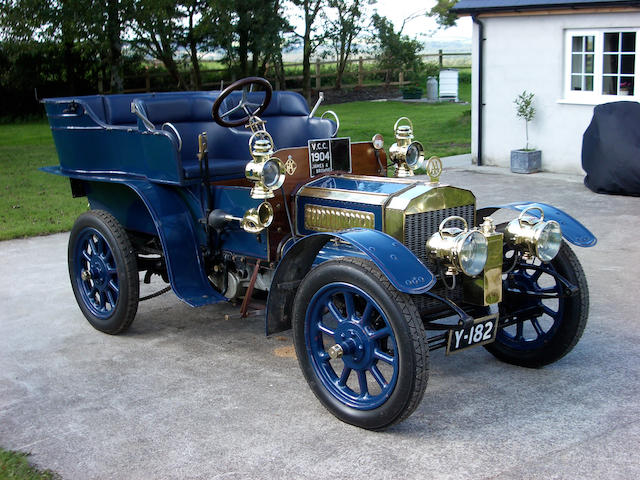 1904 James & Browne 9hp Twin Cylinder Rear Entrance Tonneau  Chassis no. 126 Engine no. 30