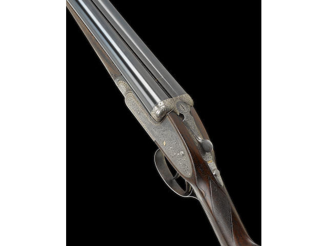 A 12-bore 'Royal' sidelock ejector gun by Holland & Holland, no. 29109 In a leather case with J. Dickson trade-label