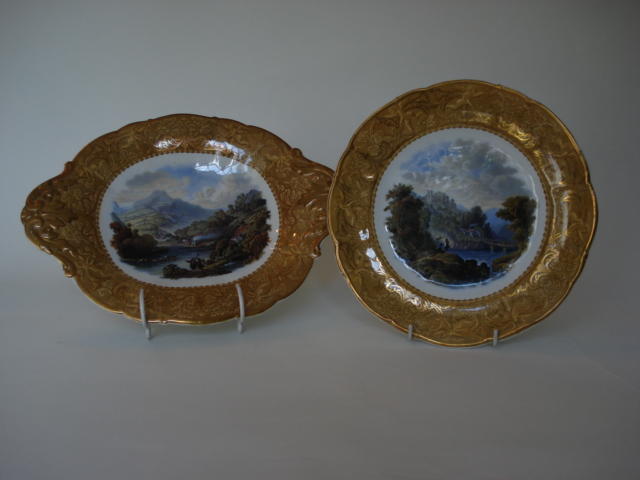 A Prattware dessert service