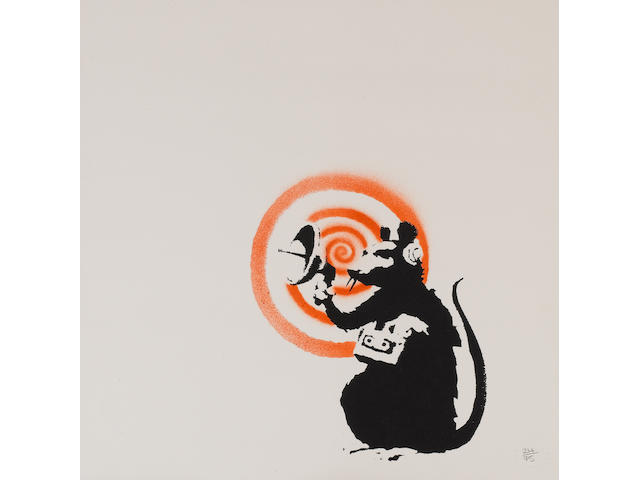 Banksy (British, born 1975) Radar Rat, 2004