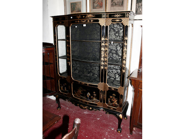 An early 20th century display cabinet