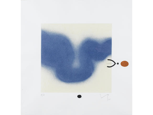 Victor Pasmore R.A. (British, 1908-1998) Magic Eye 6 Etching and aquatint, 1995, printed in colours, on wove, signed, dated and numbered 3/35 in pencil, 490 x 482mm (19 1/4 x 19in)(I)