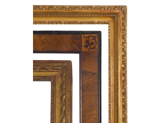 An Italian late 18th Century carved and gilded frame