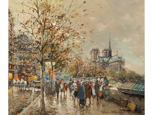Antoine Blanchard (French, 1910-1988) Notre Dame de Paris