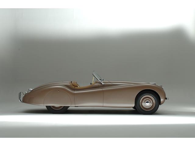 The first steel-bodied, right-hand drive,1950 Jaguar XK120 Roadster  Chassis no. 660059 Engine no. W1257-7