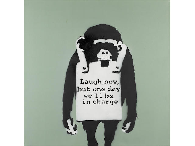 Banksy (British, born 1975) 'Laugh Now', 2002