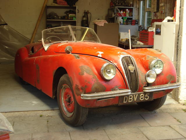 1950 Jaguar XK120 Roadster  Chassis no. 660376 Engine no. W2562-7