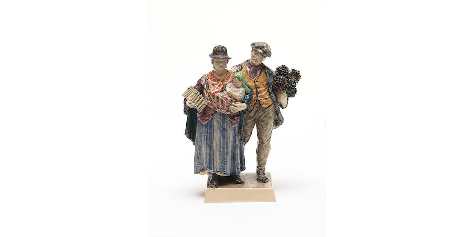 Charles Vyse `The Gypsies' a good double group, 1924