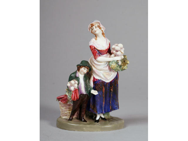 A rare Royal Doulton figure 'London Cry Turnips and Carrotts'