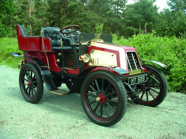 1903 Gamage Aster 6&#189;hp Rear-Entrance Tonneau  Engine no. 6957/7803