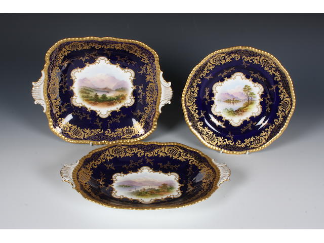 A Coalport dessert service Circa 1900