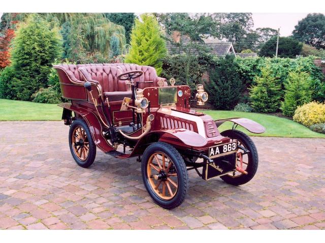 1904 De Dion Bouton Model Y 6hp Rear-Entrance Tonneau  Engine no. 16308