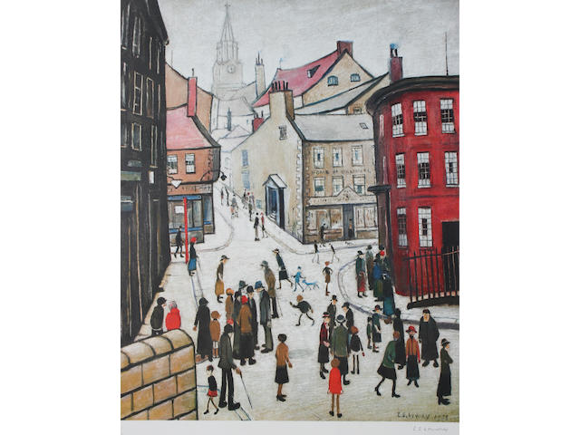 Laurence Stephen Lowry R.A. (British, 1887-1976) "Berwick-upon-Tweed"