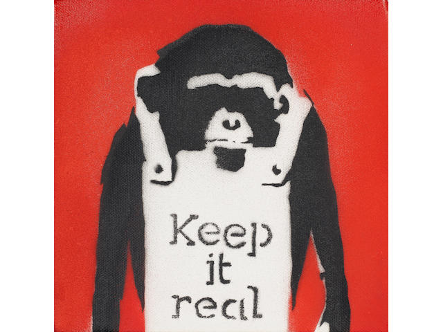 Banksy (British, born 1975) 'Keep It Real', 2002