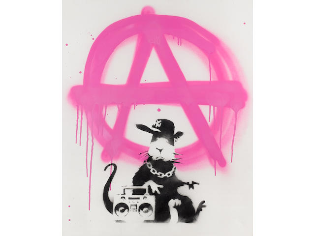 Banksy (British, born 1975) 'Anarchy Rat', 2006