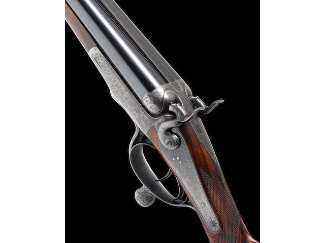 A fine and unusual Charles Gordon 12-bore (3in) hammer gun by J. Purdey & Sons, no. 16410