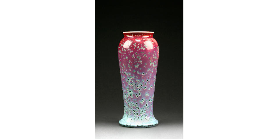 A Ruskin high fired vase dated 1933
