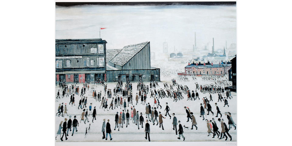 Laurence Stephen Lowry, R.A. (British, 1887-1976) "Going to the Match",