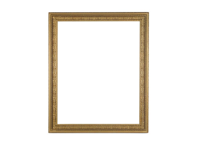 An English 18th Century carved and gilded Carlo Maratta style frame