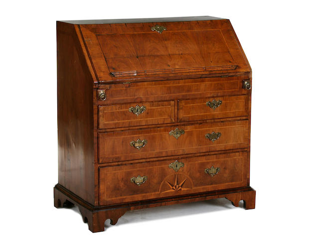 A George I walnut bureau