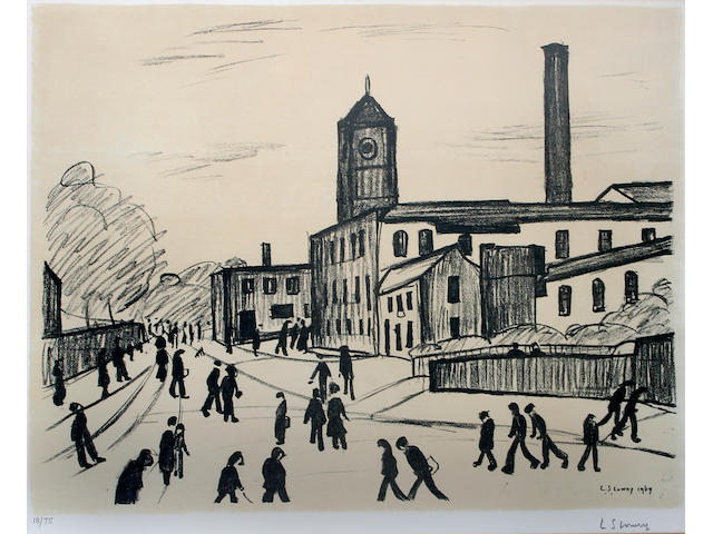 Laurence Stephen Lowry, R.A. (British, 1887-1976) 'A Northern Town',