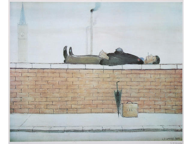 Laurence Stephen Lowry, R.A. (British, 1887-1976) 'Man on a Wall',