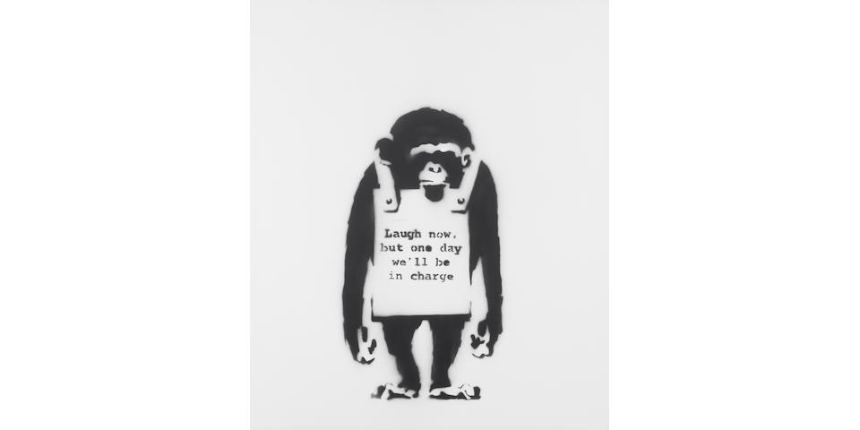 Banksy (British, born 1975) 'Laugh Now', 2002