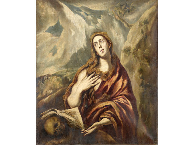 Follower of El Greco (Candia 1541-1614 Toledo) The Penitent Magdalene