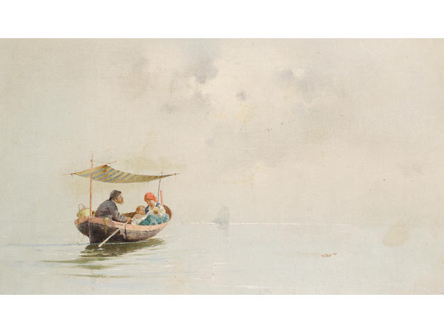 Giuseppe Cosenza (Italian, 1847-1922) In barca