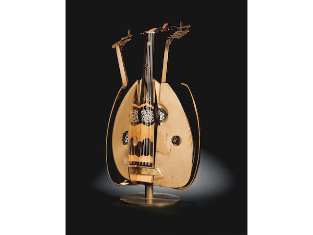 Arman (France, 1928-2005) Luth, 88 x 51 x 34cm. (34 5/8 x 20 1/16 x 13 3/8in.)
