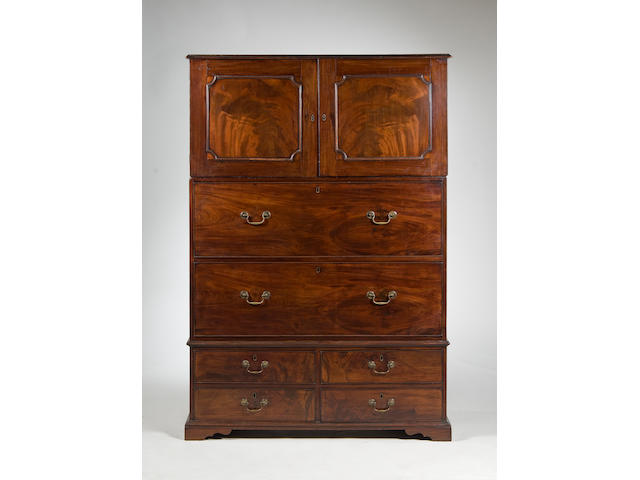 A George III linen chest